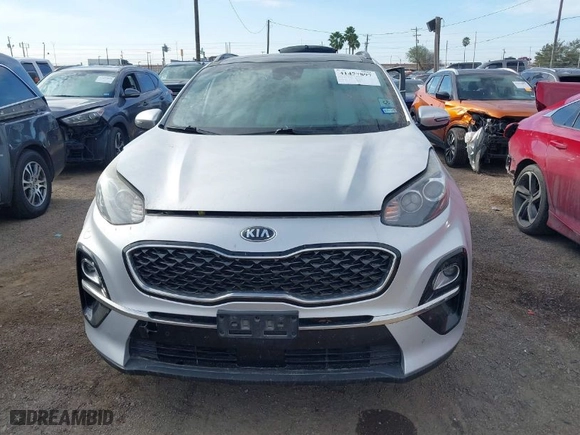 2020 Kia Sportage EX with VIN KNDPN3AC2L7794022, listed as a IAAI auction lot 41477897 with 88,280 mi miles. Bid and sale history available at carsss.com. Image 13.