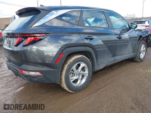 2024 Hyundai Tucson SE with VIN 5NMJA3DE7RH325086, listed as a IAAI auction lot 41445524 with 8,980 mi miles and . Bid and sale history available at DreamBid. Image 4.