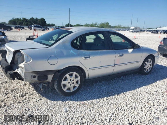 2005 Ford Taurus SE with VIN 1FAFP53U75A302281, listed as a Copart auction lot 53552465 with 100,413 mi miles and Salvage Title. Bid and sale history available at carsss.com. Image 3.