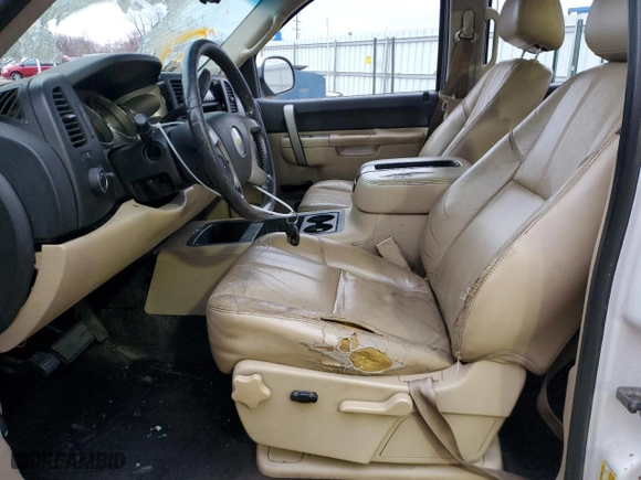 2010 Chevrolet Silverado 1500 LT with VIN 3GCRCSE08AG277690, listed as a Copart auction lot 43973615 with 0 mi miles and Salvage Title. Bid and sale history available at carsss.com. Image 7.