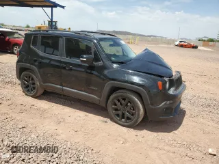 2017 Jeep Renegade Altitude with VIN ZACCJABB4HPF44621, listed as a Copart auction lot 63526195 with 96,485 mi miles and Salvage title. Bid and sale history available at DreamBid. Image 4.