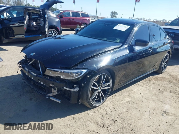 2021 BMW 3 Series M340i xDrive with VIN 3MW5U9J0XM8B49022, listed as a IAAI auction lot 41637152 with 65,452 mi miles. Bid and sale history available at carsss.com. Image 17.