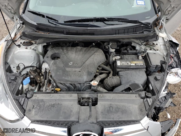 2013 Hyundai Veloster w/Black Int with VIN KMHTC6AD0DU096148, listed as a Copart auction lot 46505715 with 105,168 mi miles and Salvage Title. Bid and sale history available at carsss.com. Image 11.
