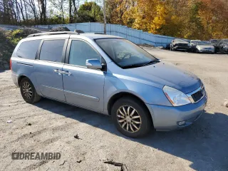 2011 Kia Sedona EX with VIN KNDMH4C77B6383638, listed as a Copart auction lot 78228534 with 176,993 mi miles and Salvage Title. Bid and sale history available at carsss.com. Image 4.