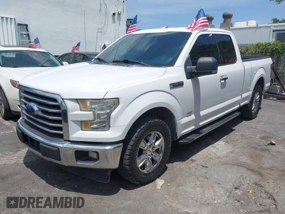 2017 Ford F-150 XL with VIN 1FTEX1CP7HKC79608, listed as a IAAI auction lot 42092797 with 139,435 mi miles. Bid and sale history available at carsss.com. Image 2.