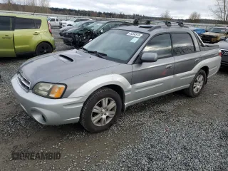 2005 Subaru Baja Turbo z VIN 4S4BT63CX55105594, wystawiony jako Copart lot #45364515 z przebiegiem 155 876 mil mil oraz Szkody całkowita. Historia ofert i sprzedaży dostępna na DreamBid. Obrazek 1.