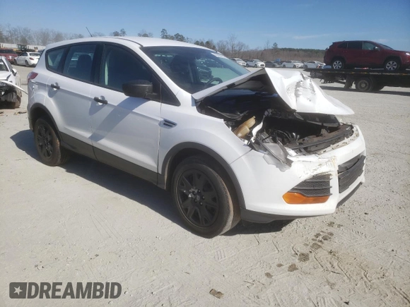 2014 Ford Escape S with VIN 1FMCU0F74EUD30497, listed as a Copart auction lot 46896455 with 124,214 mi miles and Salvage Title. Bid and sale history available at carsss.com. Image 4.