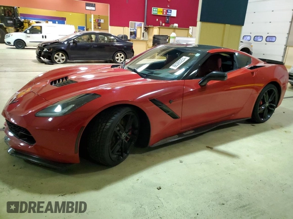 2014 Chevrolet Corvette Z51 3LT with VIN 1G1YL2D78E5100248, listed as a Copart auction lot 86393224 with Not provided miles and Clean title. Bid and sale history available at DreamBid. Image 1.