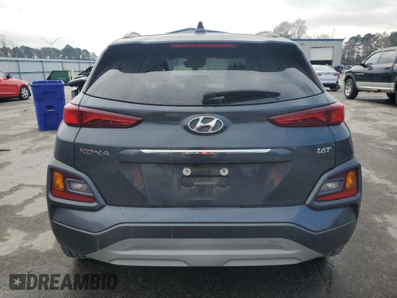 2019 Hyundai Kona Limited with VIN KM8K33A56KU350185, listed as a Copart auction lot 85416454 with 71,067 mi miles and Salvage Title. Bid and sale history available at carsss.com. Image 6.