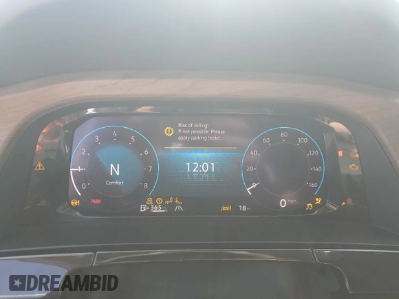 2024 Volkswagen Atlas SE with VIN 1V2JR2CA4RC579336, listed as a Copart auction lot 58968715 with 18 mi miles and Salvage title. Bid and sale history available at DreamBid. Image 9.