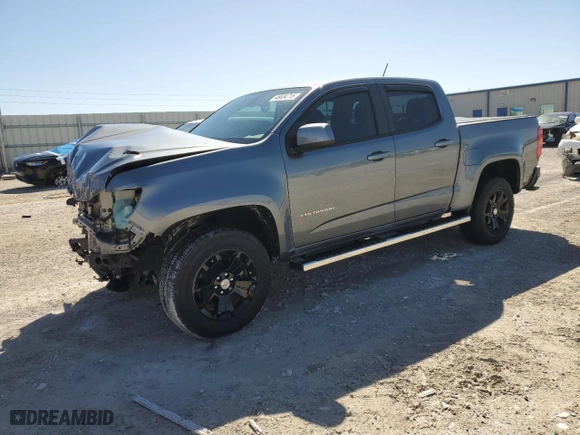 2022 Chevrolet Colorado 2WD LT with VIN 1GCGSCEN0N1131431, listed as a Copart auction lot 48034715 with 44,377 mi miles and Salvage Title. Bid and sale history available at carsss.com. Image 1.