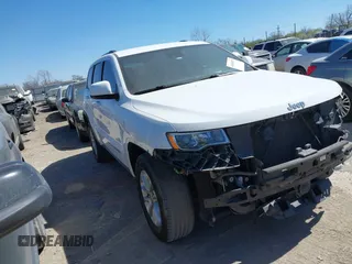 2021 Jeep Grand Cherokee Laredo E with VIN 1C4RJFAG5MC579865, listed as a IAAI auction lot 41818874 with 105,489 mi miles and . Bid and sale history available at DreamBid. Image 1.