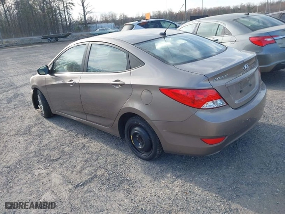 2013 Hyundai Accent GLS with VIN KMHCT4AE6DU390747, listed as a IAAI auction lot 41863101 with 1 mi miles. Bid and sale history available at carsss.com. Image 3.