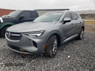 2023 Buick Envision Avenir with VIN LRBFZSR48PD186437, listed as a Copart auction lot 45038385 with 11,997 mi miles and Salvage Title. Bid and sale history available at carsss.com. Image 1.