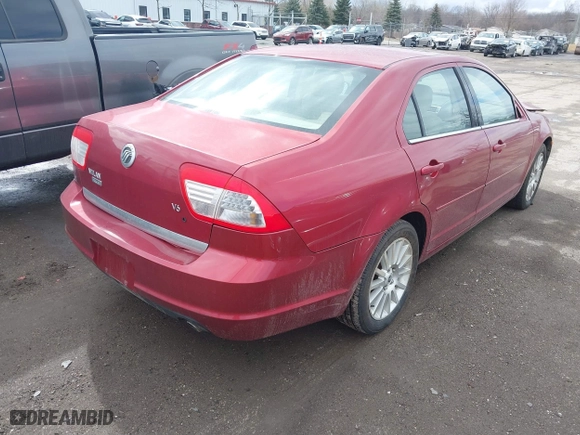 2007 Mercury Milan Premier with VIN 3MEHM08187R606997, listed as a IAAI auction lot 41661570 with 140,969 mi miles. Bid and sale history available at carsss.com. Image 4.