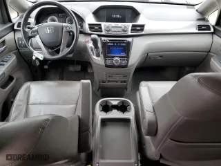 2015 Honda Odyssey EX-L with VIN 5FNRL5H66FB022583, listed as a Copart auction lot 50050235 with 165,757 mi miles and Salvage Title. Bid and sale history available at carsss.com. Image 8.