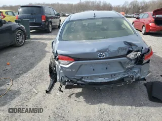2023 Toyota Corolla Hybrid LE with VIN JTDBDMHE6PJ002943, listed as a Copart auction lot 49856805 with 20,700 mi miles and Salvage Title. Bid and sale history available at carsss.com. Image 6.