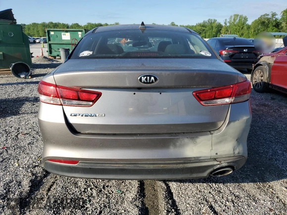 2016 Kia Optima LX with VIN 5XXGT4L34GG099272, listed as a Copart auction lot 54875105 with 120,325 mi miles and Clean Title. Bid and sale history available at carsss.com. Image 6.