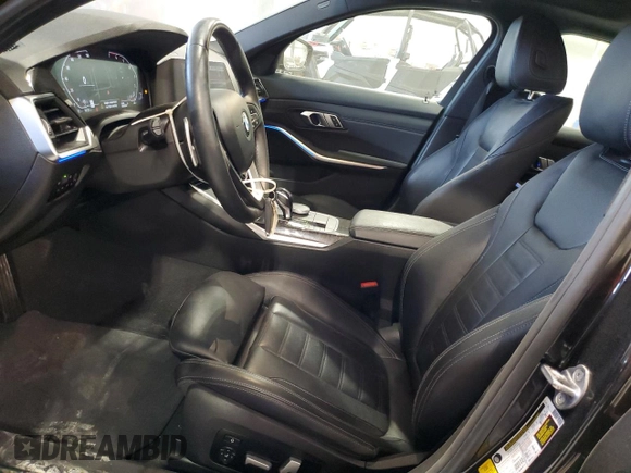 2022 BMW 3 Series 330i xDrive с VIN 3MW5R7J03N8C29897, выставлен на аукционе Copart как лот 57121585 с пробегом 29 303 миль миль и Списание • Salvage title. История ставок и продаж доступна на DreamBid. Изображение 7.