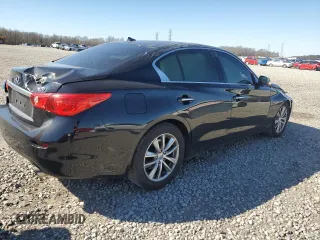 2017 Infiniti Q50 3.0t Premium with VIN JN1EV7AR0HM838033, listed as a Copart auction lot 49267315 with 75,032 mi miles and Salvage Title. Bid and sale history available at carsss.com. Image 3.