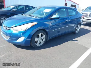 2013 Hyundai Elantra GLS PZEV with VIN KMHDH4AE6DU950644, listed as a IAAI auction lot 41984344 with 117,503 mi miles. Bid and sale history available at carsss.com. Image 2.