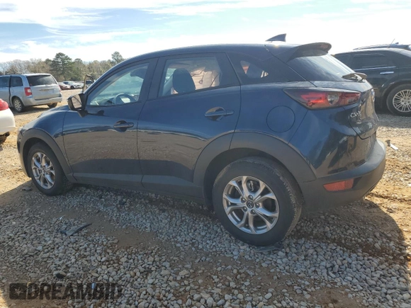 2021 Mazda CX-3 Sport with VIN JM1DKDB78M1515924, listed as a Copart auction lot 43688325 with 56,271 mi miles and Salvage Title. Bid and sale history available at carsss.com. Image 2.