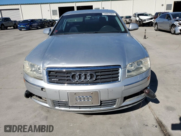 2004 Audi A8 z VIN WAUML44E74N006406, wystawiony jako Copart lot #74607684 z przebiegiem 173 857 mil mil oraz Szkoda całkowita • Salvage title. Historia ofert i sprzedaży dostępna na DreamBid. Obrazek 5.
