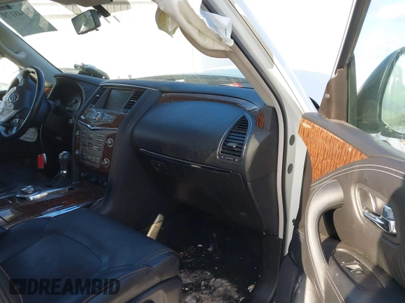 2019 Nissan Armada Platinum with VIN JN8AY2NE9K9759942, listed as a IAAI auction lot 41348179 with 114,902 mi miles. Bid and sale history available at carsss.com. Image 5.