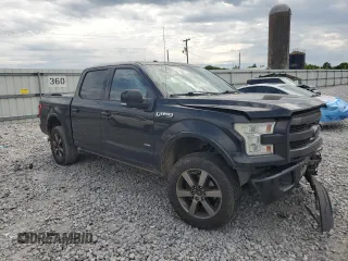 2015 Ford F-150 XLT with VIN 1FTEW1EG6FFC85437, listed as a Copart auction lot 55985855 with 168,363 mi miles and Salvage title. Bid and sale history available at DreamBid. Image 4.