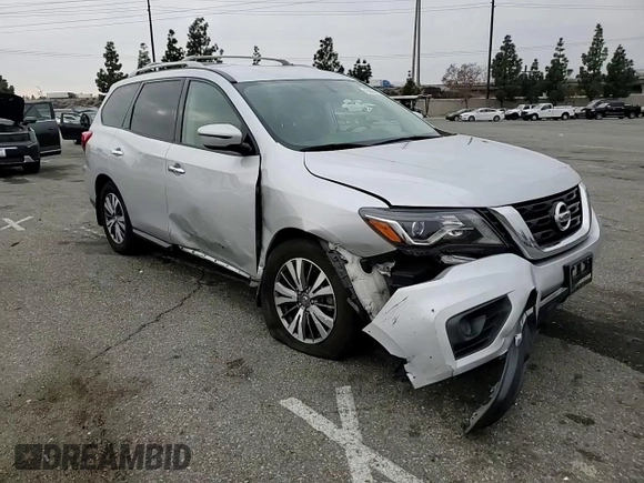 2019 Nissan Pathfinder S with VIN 5N1DR2MN6KC640753, listed as a Copart auction lot 43388025 with 79,881 mi miles and Salvage Title. Bid and sale history available at DreamBid. Image 12.