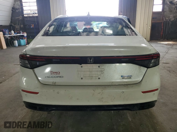2023 Honda Accord Touring z VIN 1HGCY2F86PA036487, wystawiony jako Copart lot #59908465 z przebiegiem 21 597 mil mil oraz Szkoda całkowita • Salvage title. Historia ofert i sprzedaży dostępna na DreamBid. Obrazek 6.