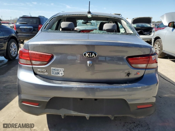 2020 Kia Rio S with VIN 3KPA24AD3LE299177, listed as a Copart auction lot 46548665 with 82086 miles and Clean Title. Bid and sale history available at carsss.com. Image 6.