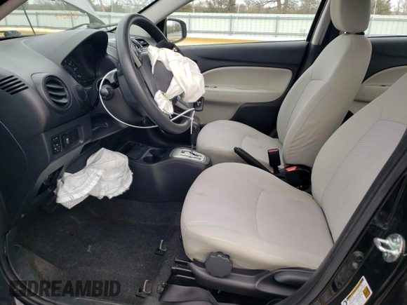 2020 Mitsubishi Mirage ES with VIN ML32F3FJ9LHF12652, listed as a Copart auction lot 53478045 with 64,844 mi miles and Salvage title. Bid and sale history available at DreamBid. Image 7.