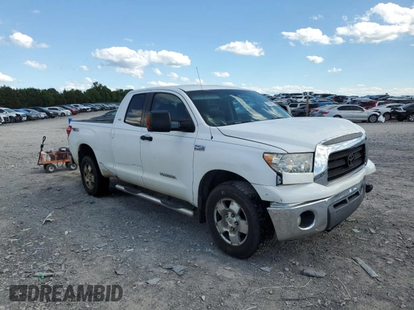 2008 Toyota Tundra with VIN 5TFBV54198X044771, listed as a Copart auction lot 58296815 with 288,619 mi miles and Salvage title. Bid and sale history available at DreamBid. Image 4.