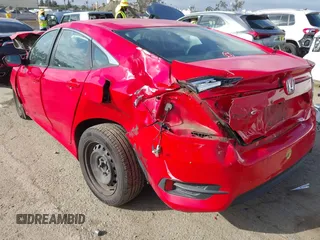 2018 Honda Civic LX with VIN 2HGFC2F58JH542199, listed as a IAAI auction lot 41707383 with 80,698 mi miles and . Bid and sale history available at carsss.com. Image 3.