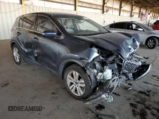 2019 Kia Sportage LX with VIN KNDPM3AC9K7613841, listed as a Copart auction lot 52531705 with 117,425 mi miles and Salvage Title. Bid and sale history available at carsss.com. Image 4.