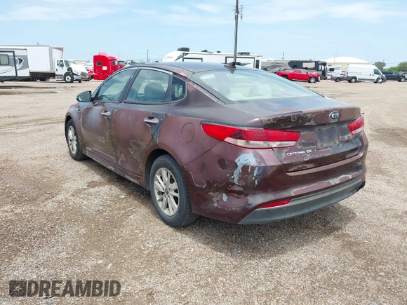2016 Kia Optima LX with VIN 5XXGT4L32GG018768, listed as a IAAI auction lot 42682209 with 131,951 mi miles and . Bid and sale history available at DreamBid. Image 3.