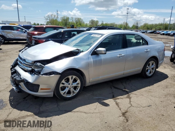 2012 Ford Fusion SE with VIN 3FAHP0HGXCR198032, listed as a Copart auction lot 56232155 with 130,473 mi miles and Clean title. Bid and sale history available at DreamBid. Image 1.