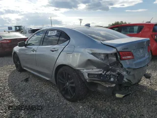 2020 Acura TLX w/Technology Pkg with VIN 19UUB3F40LA003875, listed as a Copart auction lot 70889754 with 40,350 mi miles and Salvage Title. Bid and sale history available at carsss.com. Image 2.