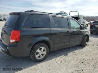 2012 Dodge Grand Caravan SE with VIN 2C4RDGBG8CR312124, listed as a Copart auction lot 49999915 with 0 mi miles and Salvage Title. Bid and sale history available at carsss.com. Image 3.