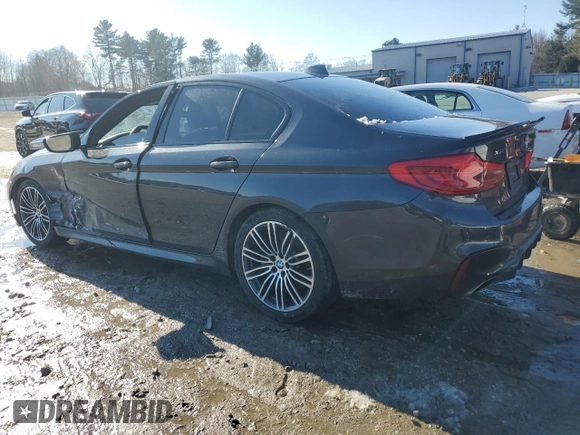 2019 BMW 5 Series 540i xDrive with VIN WBAJE7C57KWD55821, listed as a Copart auction lot 42227935 with 31,469 mi miles and Salvage Title. Bid and sale history available at carsss.com. Image 2.