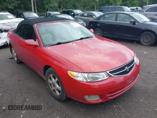 2001 Toyota Solara SE with VIN 2T1FF28P71C424921, listed as a IAAI auction lot 39931777 with 168,746 mi miles. Bid and sale history available at carsss.com. Image 1.