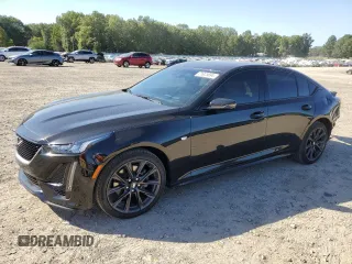 2023 Cadillac CT5 Sport with VIN 1G6DU5RK1P0106798, listed as a Copart auction lot 73923694 with 28,291 mi miles and Salvage Title. Bid and sale history available at carsss.com. Image 1.