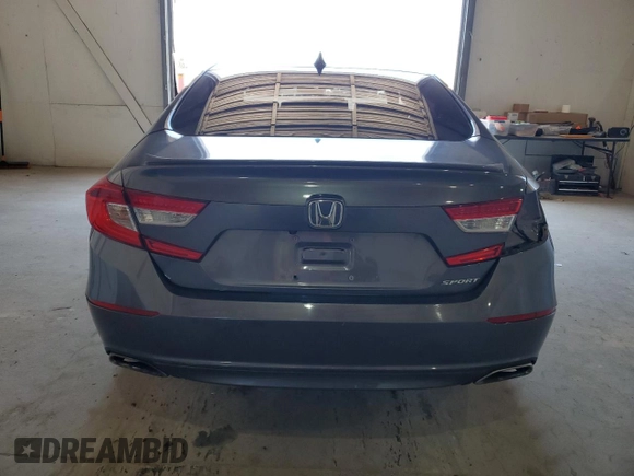 2018 Honda Accord Sedan Sport 1.5T with VIN 1HGCV1F3XJA195186, listed as a Copart auction lot 52838815 with 0 mi miles and Non Repairable. Bid and sale history available at carsss.com. Image 6.