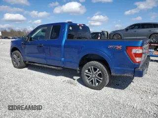 2022 Ford F-150 XL with VIN 1FTEX1EP3NKD19420, listed as a Copart auction lot 50161025 with 43,918 mi miles and Salvage title. Bid and sale history available at DreamBid. Image 2.