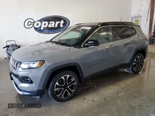 2023 Jeep Compass Limited z VIN 3C4NJDCNXPT564799, wystawiony jako Copart lot #57844695 z przebiegiem 59 643 mil mil oraz Czysty tytuł • Clean title. Historia ofert i sprzedaży dostępna na DreamBid. Obrazek 1.