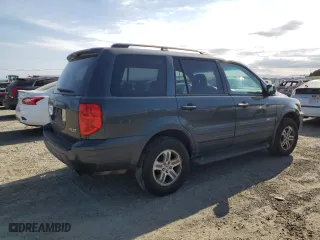 2004 Honda Pilot EX with VIN 2HKYF18524H542443, listed as a Copart auction lot 53093515 with 175,494 mi miles and Salvage Title. Bid and sale history available at carsss.com. Image 3.