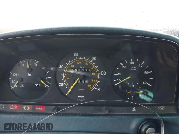 1983 Mercedes-Benz 300 with VIN WDBAB93A2DN017607, listed as a IAAI auction lot 42000777 with 198,318 mi miles and . Bid and sale history available at DreamBid. Image 7.
