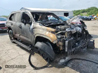 2023 Toyota Sequoia SR5 with VIN 7SVAAABA3PX018027, listed as a Copart auction lot 55465964 with 0 mi miles and Non Repairable. Bid and sale history available at carsss.com. Image 4.
