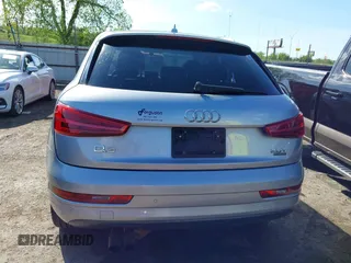 2017 Audi Q3 Premium with VIN WA1ECCFSXHR002623, listed as a IAAI auction lot 42077132 with 118,511 mi miles and . Bid and sale history available at DreamBid. Image 16.